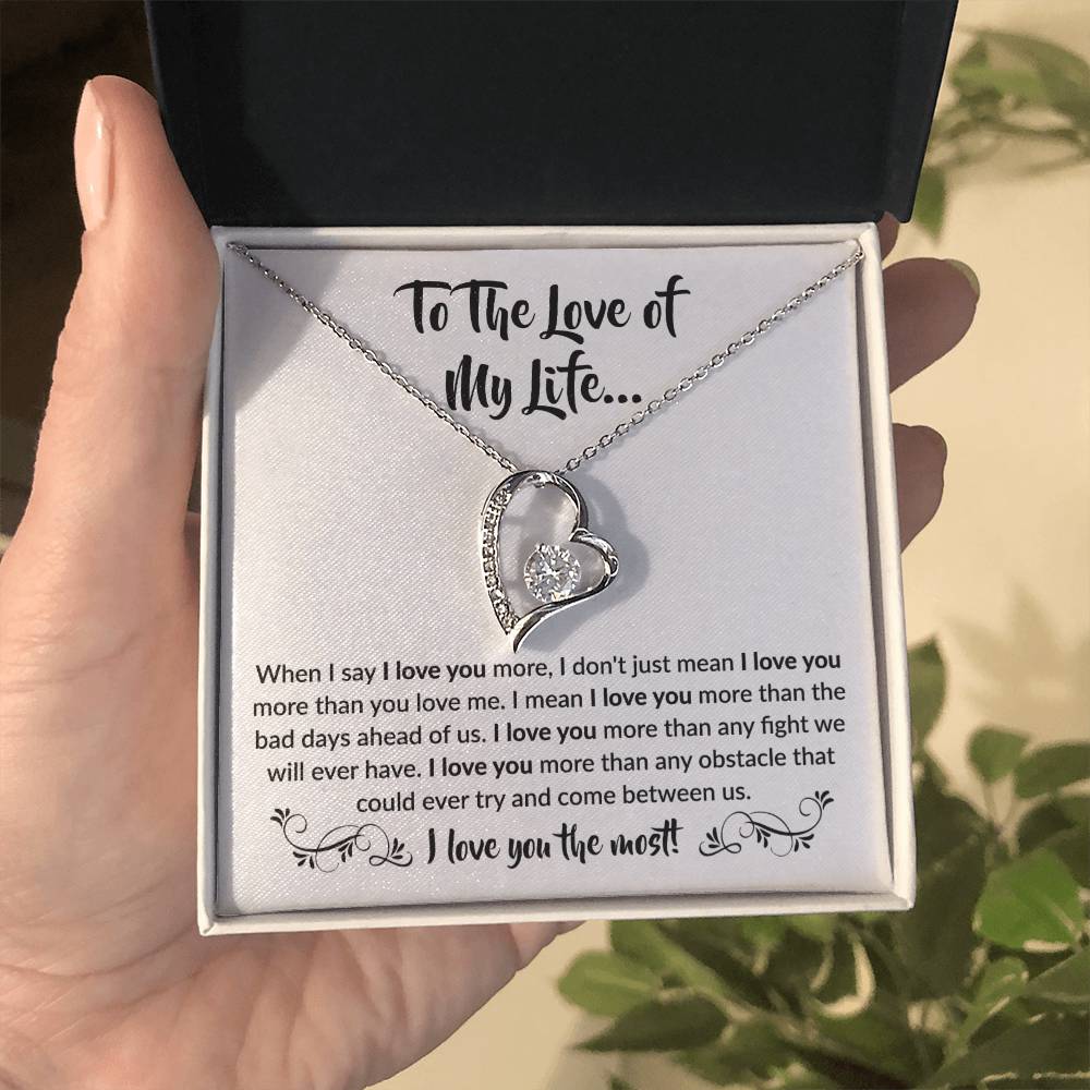 "I Love You the Most" - Heartfelt Gift for Couples - - Jewelry