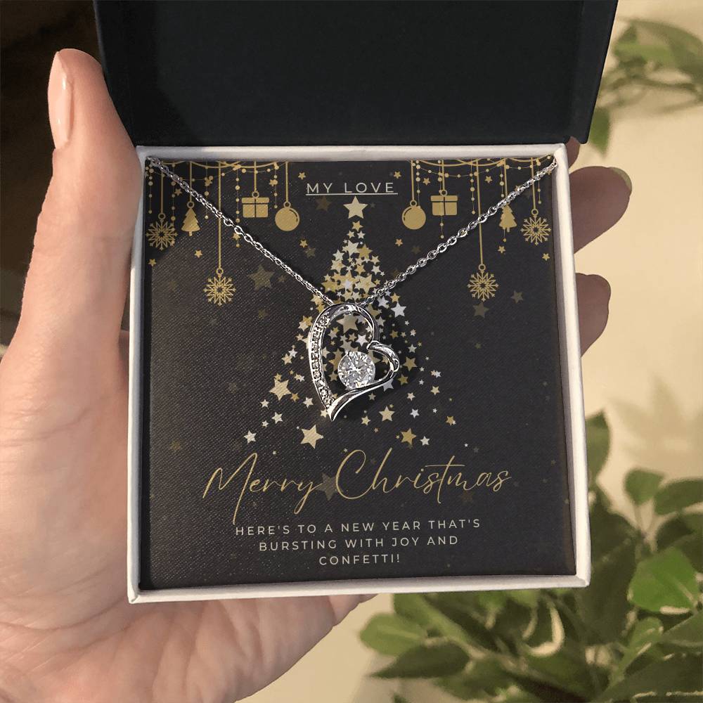 Golden Wishes - A Christmas Card for Someone Special - - Necklaces