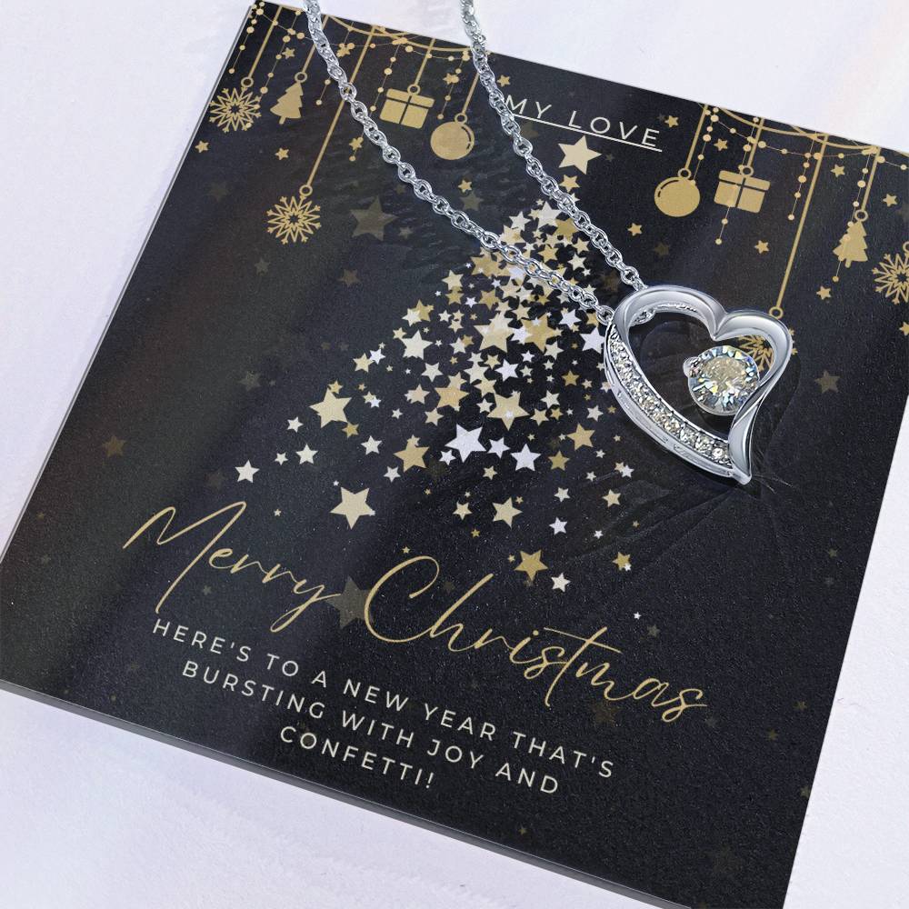 Golden Wishes - A Christmas Card for Someone Special - - Necklaces