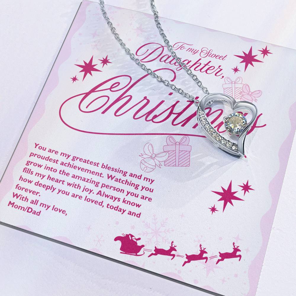 Heartfelt Holidays – Gift Necklace for Daughter - - Necklaces