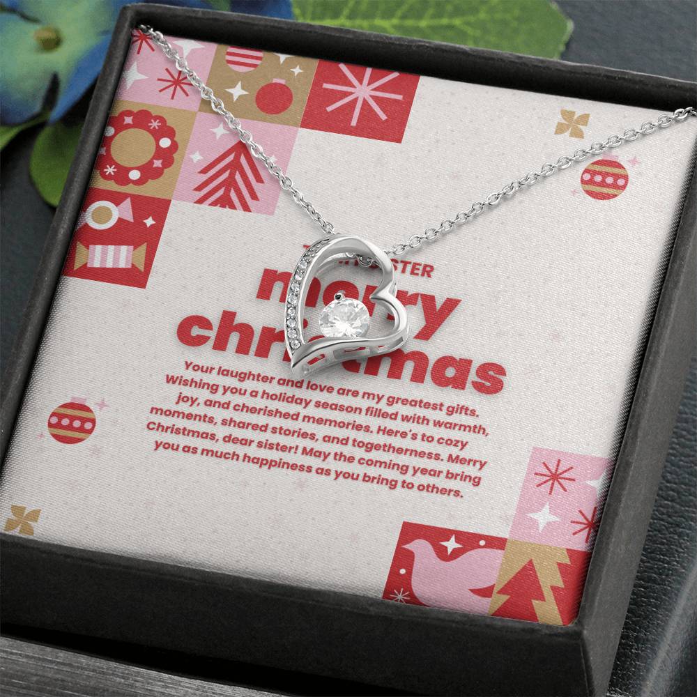 Christmas Necklace Gift for Sister – Sisterly Sparkles Set - 18k Yellow Gold Finish Standard Box - Necklaces