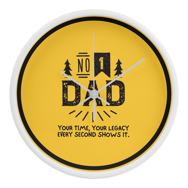 Legacy in Time – Father’s Day Wall Clock - White White - Wall Clocks