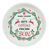Christmas Wall Clock for Son - White White - Wall Clocks