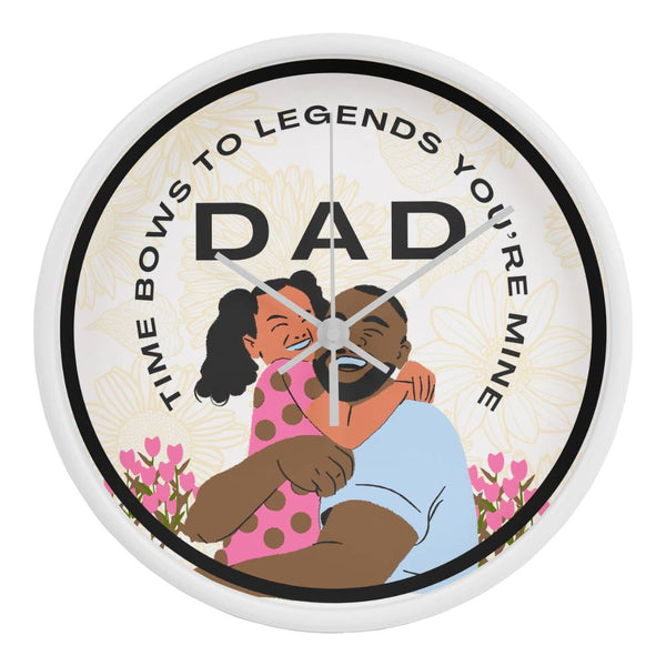 Legendary Dad Wall Clock – Gift of Time - White White - Wall Clocks