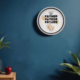 FATHER Wall Clock – Footsteps of Love - - Wall Clocks