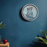 Best Dad Ever Wall Clock – Timeless Tribute - - Wall Clocks