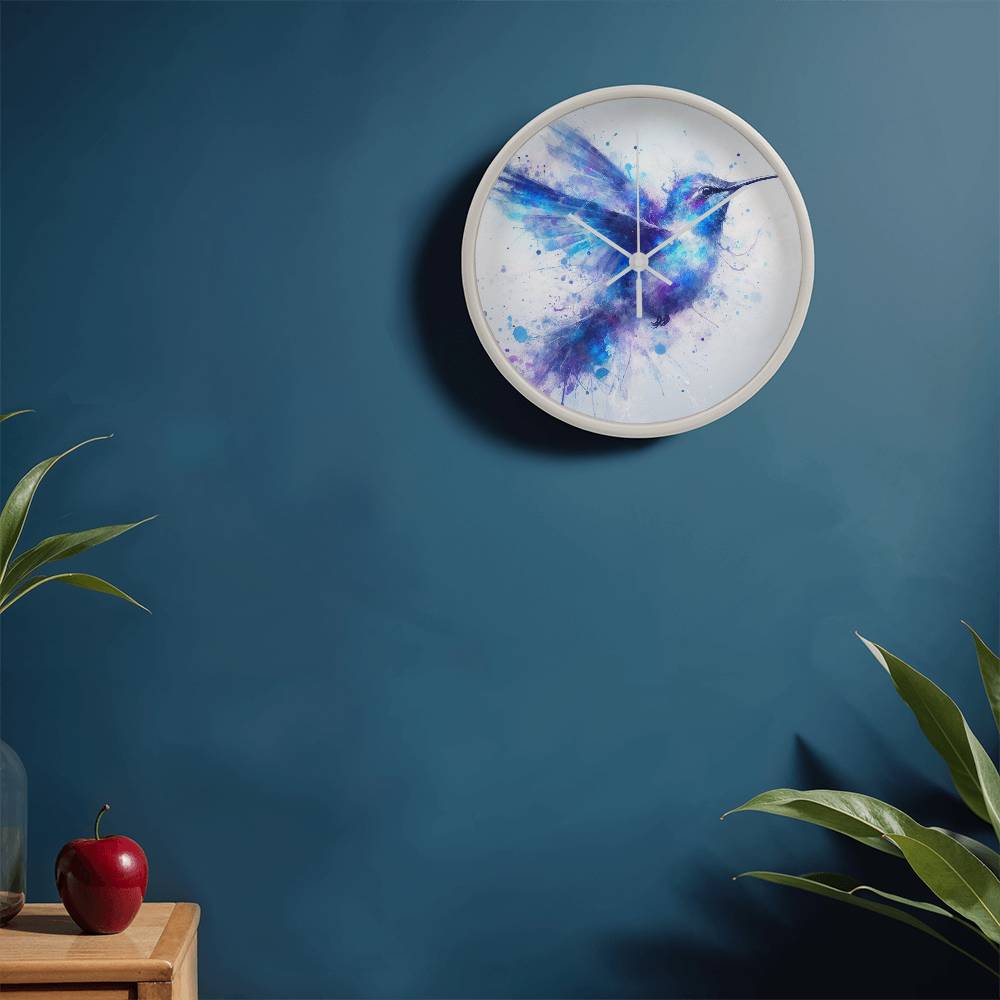 Flight of Elegance - Hummingbird Clock - - Wall Clocks