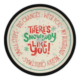 Snowbody Like You Clock for Husband - Black White - Wall Clocks