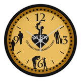 A Gift of Time for My Son - Wooden Wall Clock Design - Black White - Wall Clocks