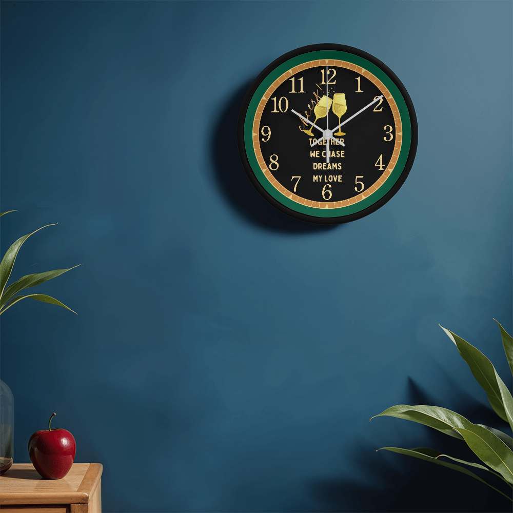 Romantic Toast Clock – Gift for Your Partner - - Wall Clocks