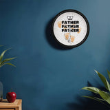 FATHER Wall Clock – Footsteps of Love - - Wall Clocks