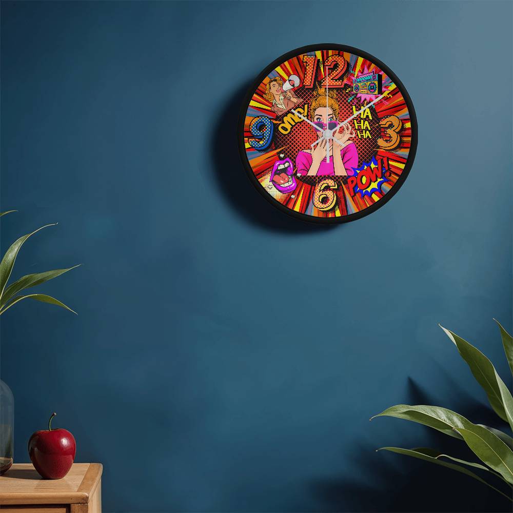 Quirky Timekeeper - Pop Art Edition - - Wall Clocks