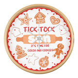 Tick-Tock, Son - It’s Time for Cocoa, Cookies, and Love! - Natural White - Wall Clocks