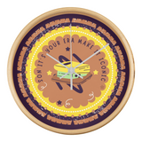 “Your Era” Wooden Clock Gift for Son - Natural White - Wall Clocks