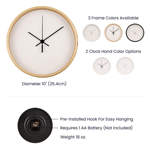 Calm & Collected - Modern Wall Clock Art - - Wall Clocks