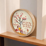 Tick-Tock of Love - Valentine’s Day Wooden Clock - - Wall Clocks
