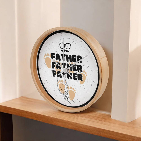 FATHER Wall Clock – Footsteps of Love - - Wall Clocks