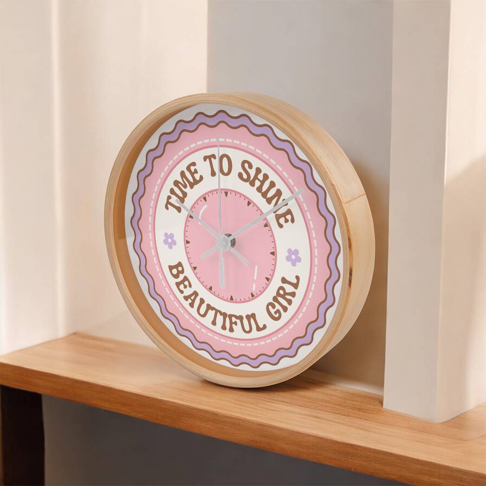 Unique Wooden Wall Clock Gift for Daughters - - Wall Clocks