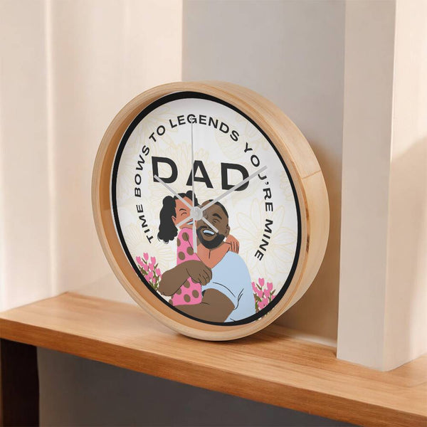 Legendary Dad Wall Clock – Gift of Time - - Wall Clocks
