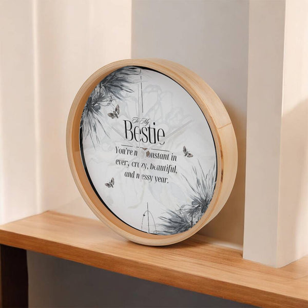 To My Bestie – Timeless Friendship Clock - - Wall Clocks