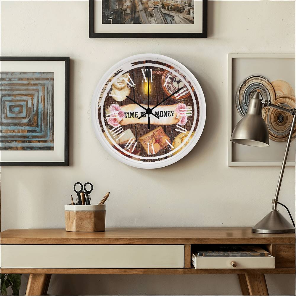 Timeless Treasure - Vintage Clock Art - - Wall Clocks