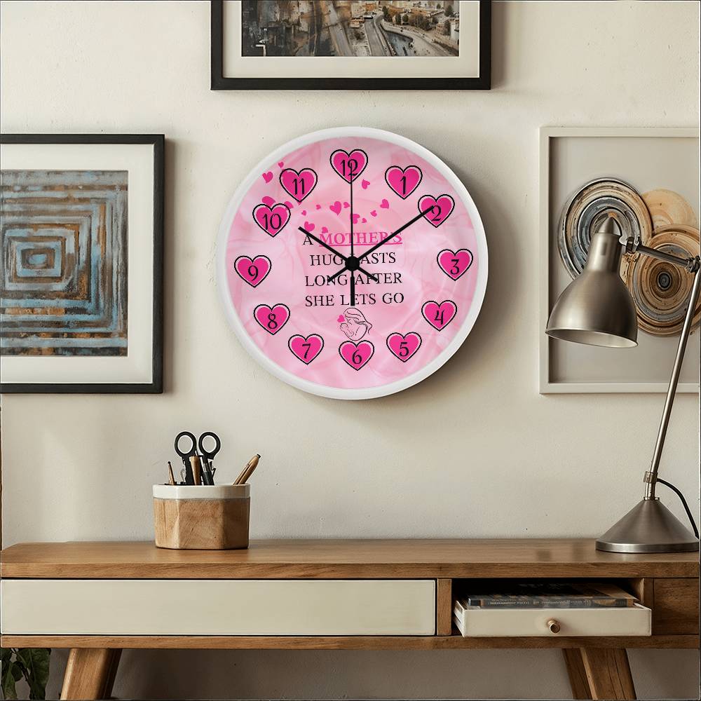 Timeless Love - Mother's Hug Clock - - Wall Clocks