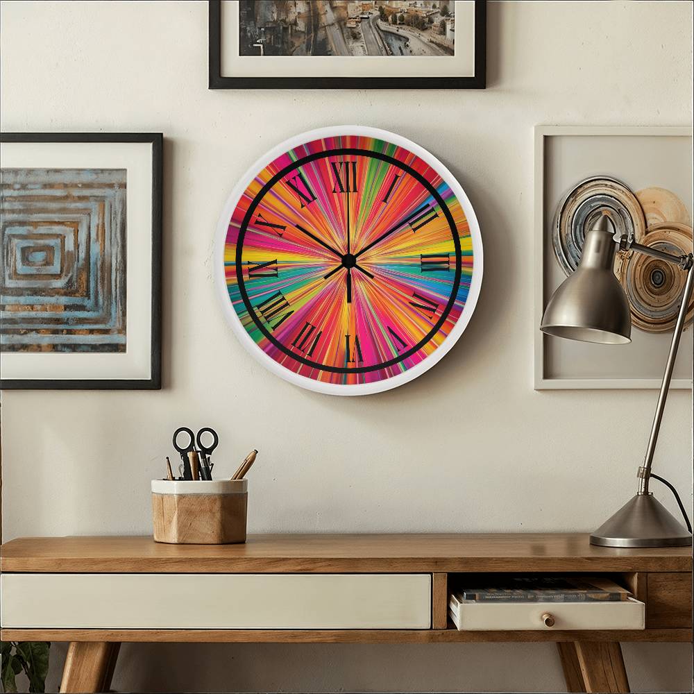 Spectrum of Time - Artistic Wall Clock - - Wall Clocks