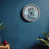Best Dad Ever Wall Clock – Timeless Tribute - - Wall Clocks