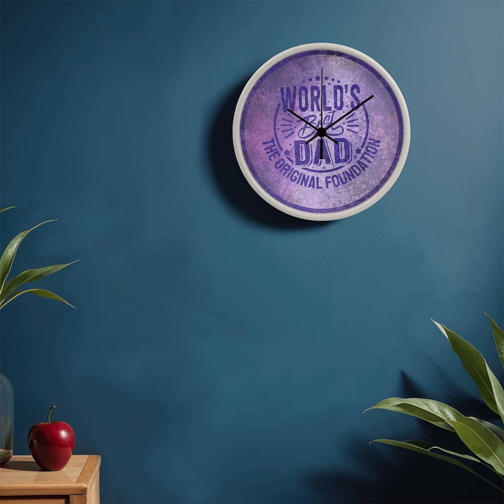 Father’s Day Wall Clock – Strong Like Dad - - Wall Clocks