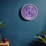 Father’s Day Wall Clock – Strong Like Dad - - Wall Clocks