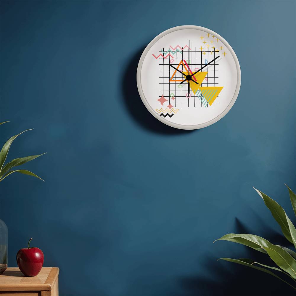 Color Splash Timekeeper - Modern Art Wall Clock - - Wall Clocks