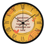 To My Daughter - A Clock of Love and Memories - Black Black - Wall Clocks