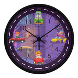 Go Time Race Car Clock Gift for Sons - Black Black - Wall Clocks