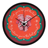 Holiday Gratitude – You’re the Best, Dad! Wall Clock Gift - Black Black - Wall Clocks