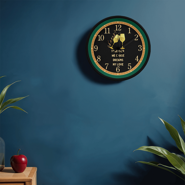 Romantic Toast Clock – Gift for Your Partner - - Wall Clocks