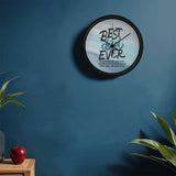 Best Dad Ever Wall Clock – Timeless Tribute - - Wall Clocks