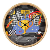 Finish Line Triumph - A Racing Wall Clock - Natural Black - Wall Clocks