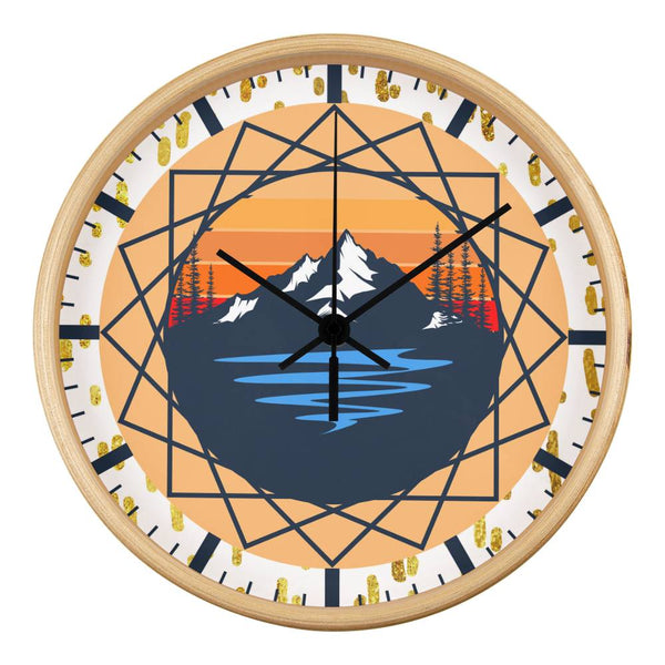 Scenic Mountain Clock – Memorable Wall Décor Gift for Friends - - Wall Clocks
