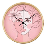 Calm & Collected - Modern Wall Clock Art - Natural Black - Wall Clocks