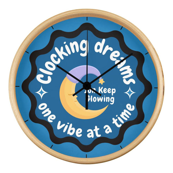 Wooden Clock for Son – Glow-Inspired Design - Natural Black - Wall Clocks