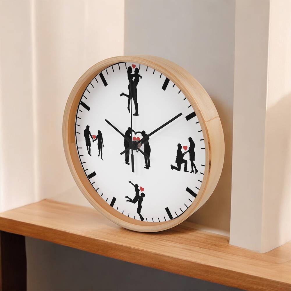 Heartfelt Hours - A Clock of Love - - Wall Clocks