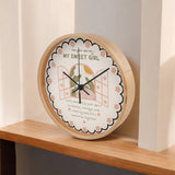 Inspirational Wall Clock for Daughter’s Room Decor - - Wall Clocks