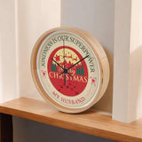Kindness and Christmas - A Timeless Gift for My Husband - - Wall Clocks