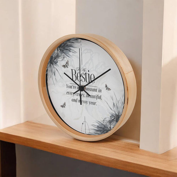 To My Bestie – Timeless Friendship Clock - - Wall Clocks