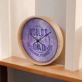 Father’s Day Wall Clock – Strong Like Dad - - Wall Clocks
