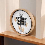 FATHER Wall Clock – Footsteps of Love - - Wall Clocks