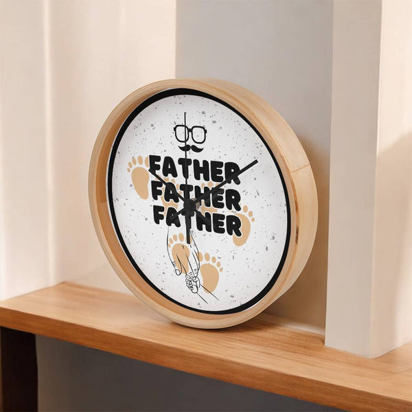 FATHER Wall Clock – Footsteps of Love - - Wall Clocks