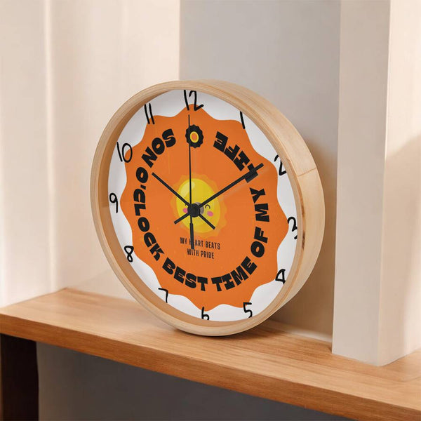 Wall Clock Gift for Son – A Daily Reminder of Love - Natural - Wall Clocks