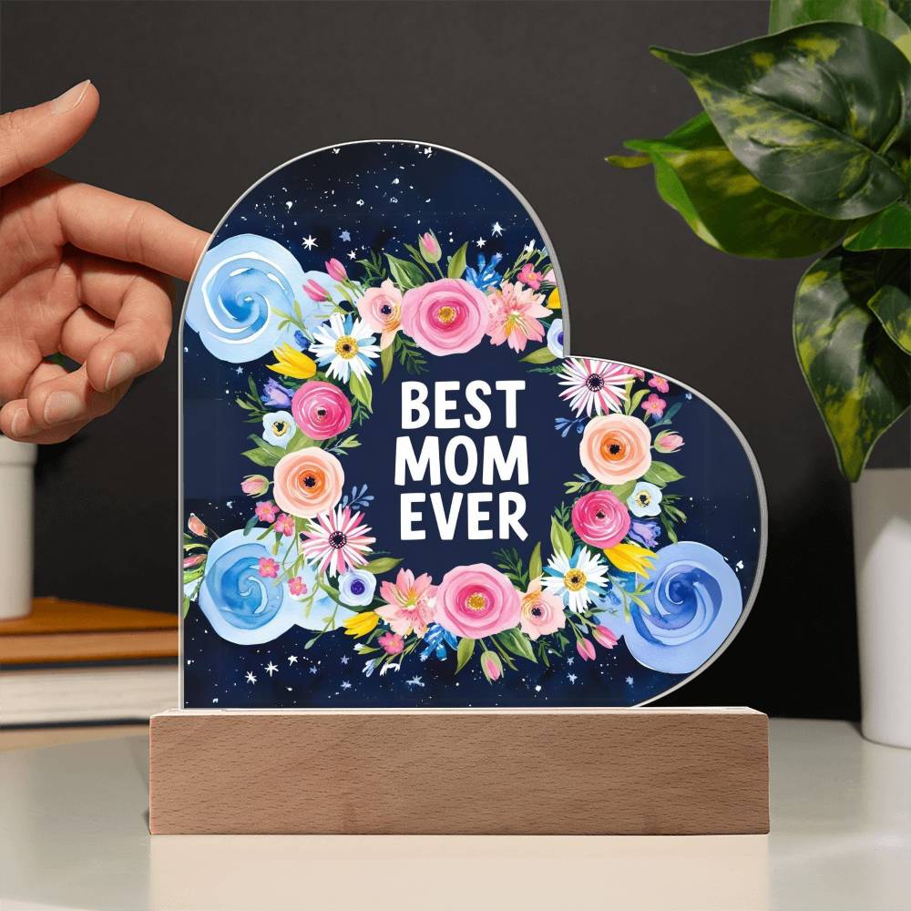 Eternal Blossom - Mother’s Love LED Plaque - - Acrylic Prints