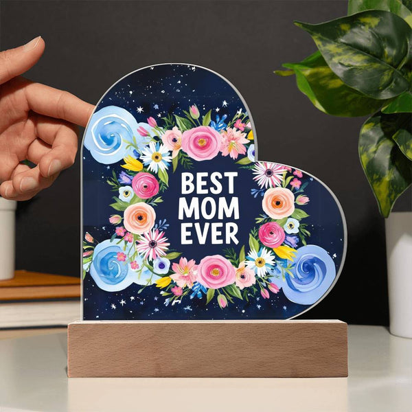 Eternal Blossom - Mother’s Love LED Plaque - - Acrylic Prints